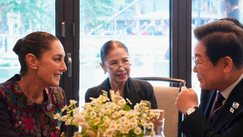 Sheinbaum sostiene llamada con presidente de Corea del Sur; hablan de economía, BTS y más 