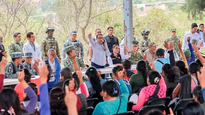 Autoridades se quedarán en Chilapa para pacificar mediante el diálogo, indica Sheinbaum 