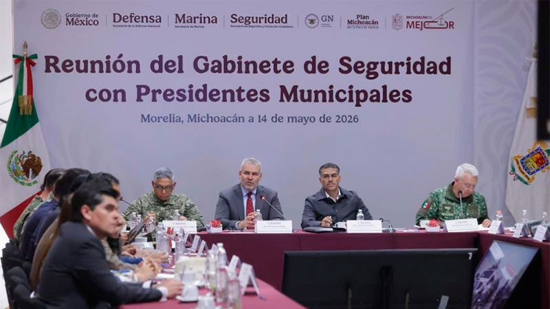 Coordinación con Bedolla, ha sido clave para resultados en seguridad, destaca Harfuch 