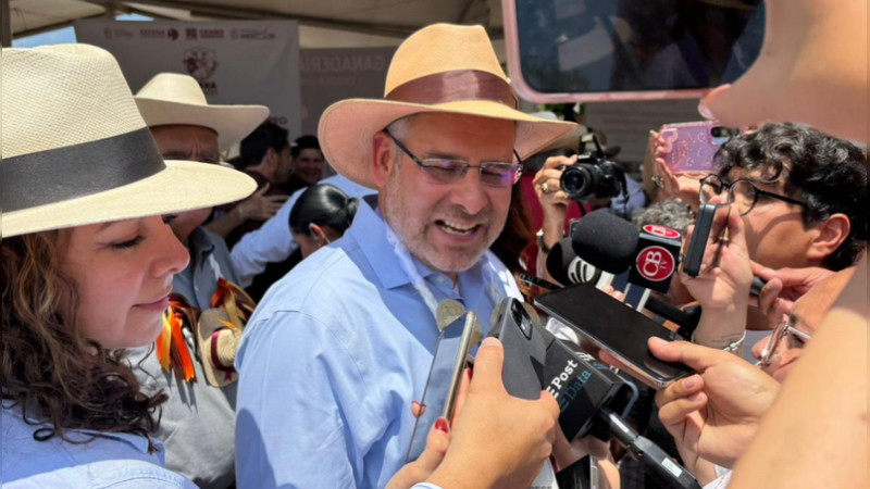 En reuniones Harfuch, reconocimiento a Michoacán por disminución del homicidio y extorsión: Bedolla 