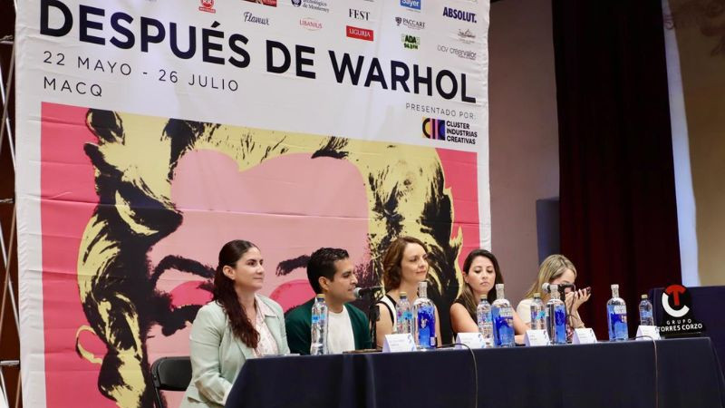 Exposición “Después de Warhol” inaugura actividades del Clúster de Industrias Creativas en Querétaro 