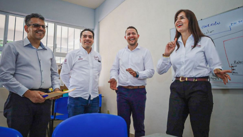 Jiquilpan mejora sus escuelas gracias a las gestiones del alcalde Gerardo Olloqui Estrada 