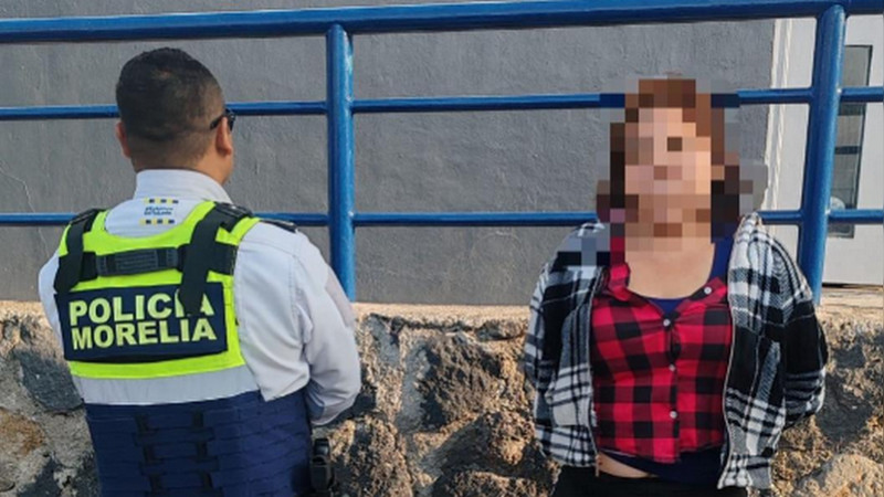 Detiene la Policía Morelia a mujer por presunto fraude 