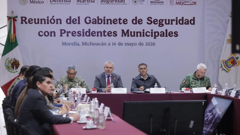 Coordinación con Bedolla, ha sido clave para resultados en seguridad, destaca Harfuch 