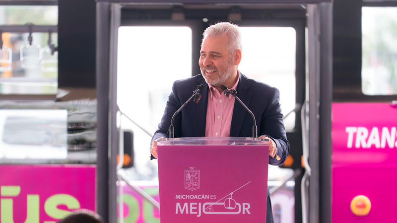 En febrero arrancará el Morebús; transformará la movilidad de 400 mil habitantes: Bedolla 