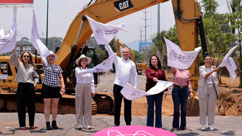 Arranca Bedolla tercera etapa de la rehabilitación del Paseo de la Revolución en Uruapan 