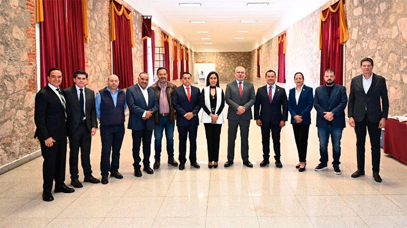 Toño Ixtláhuac asiste a reunión de seguridad encabezada por Omar García Harfuch y Alfredo Ramírez Bedolla 
