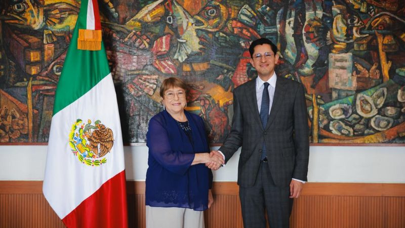 México respalda candidatura de Michelle Bachelet para dirigir la ONU 