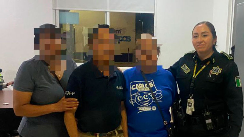 Autoridades localizan y entregan a familiares a abuelito reportado como extraviado en Morelia 