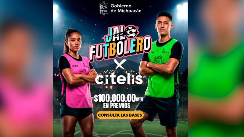 ¡Mañana último día para inscribirse al Jalo Futbolero!; hay una bolsa de 100 mil pesos en premios 