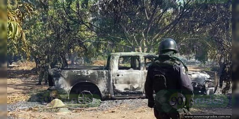 Presuntos sicarios se enfrentan en Galeana y matan a uno; hallan vehículos incinerados - Foto 0 