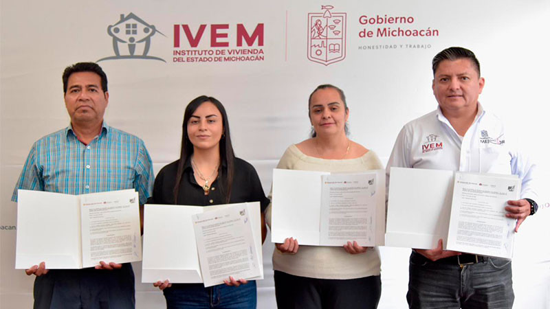 Mil nuevas viviendas transformarán la vida de familias en cinco municipios de Michoacán 