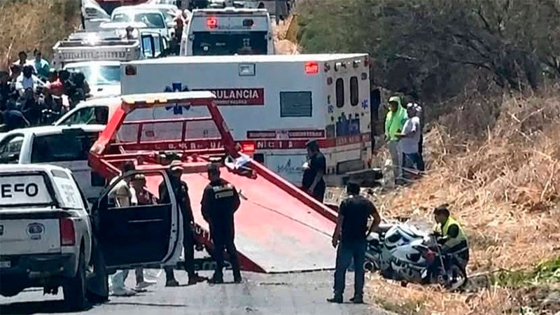 En Pajacuarán, Michoacán: Fallece motociclista en accidente vial en las inmediaciones de la comunidad de San Pedro Caro 