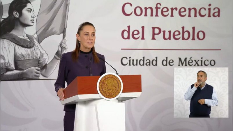 Sheinbaum sin preocupación por entrega de funcionarios sinaloenses en EU; descarta que Morena sea decalarada organización terrorista 