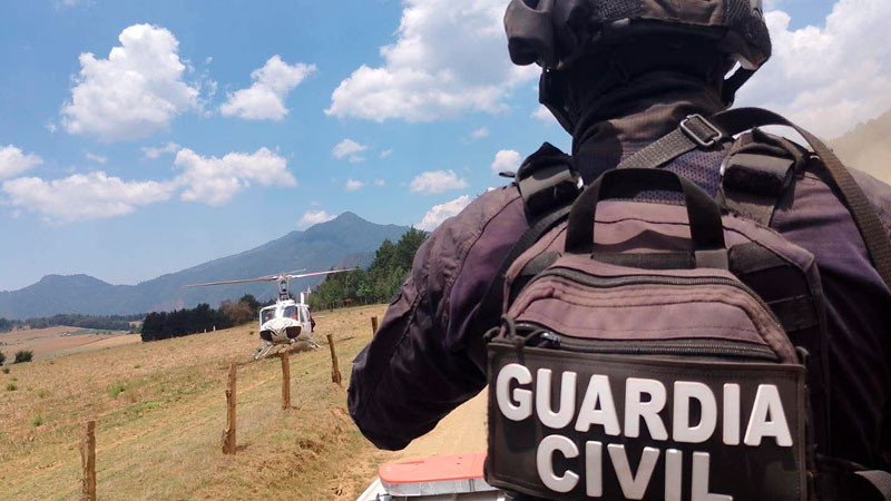 Mantiene la GC acciones operativas en Nahuatzen, Michoacán 