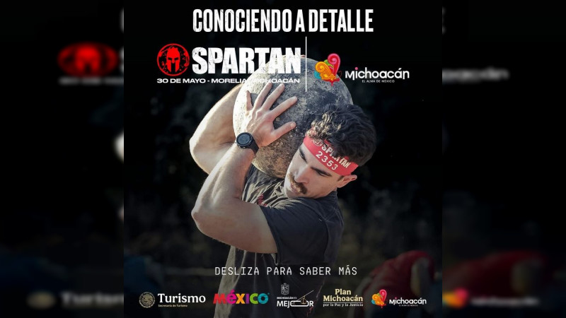 Sectur Michoacán lanza dinámica para ganar accesos al Spartan National Series 2026 