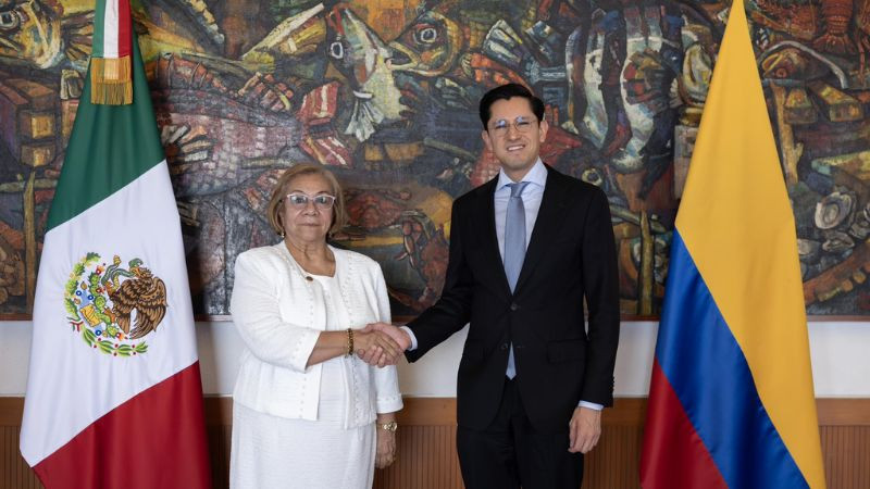 México y Colombia revisan temas de comercio, seguridad y movilidad en reunión oficial  