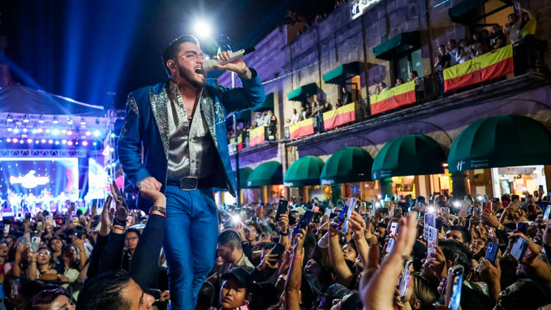 Morelia vive concierto histórico en su 485 Aniversario 