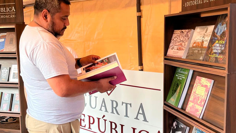 Cuarta República presentará 7 títulos en la Feria Intercultural del Libro de Tacámbaro 