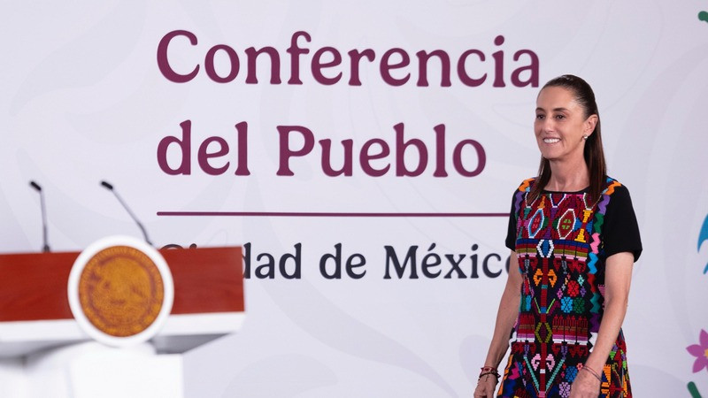 Sheinbaum presume mejora histórica en seguridad: “México está construyendo la paz” 