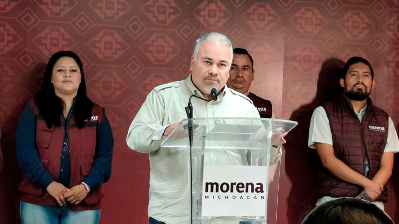 Jesús Mora niega sesgos en Morena Michoacán: "No soy dirigencia de escritorio" 