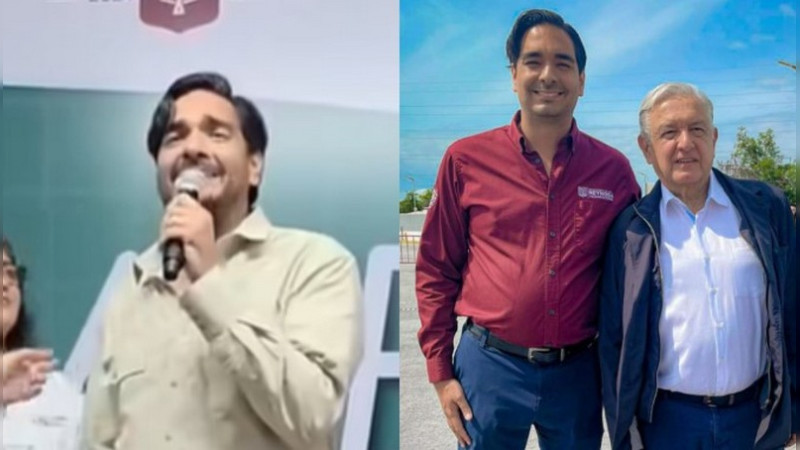 Alcalde de Reynosa desata polémica por cantar narcocorrido en festejo del Día del Maestro 