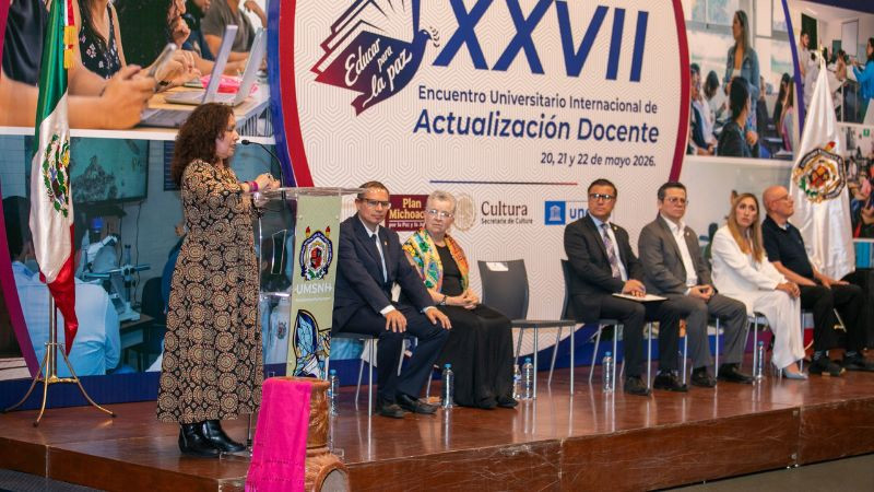 UMSNH, promotora de la construcción de cultura de paz, destaca Secretaría de Cultura del Gobierno de México 