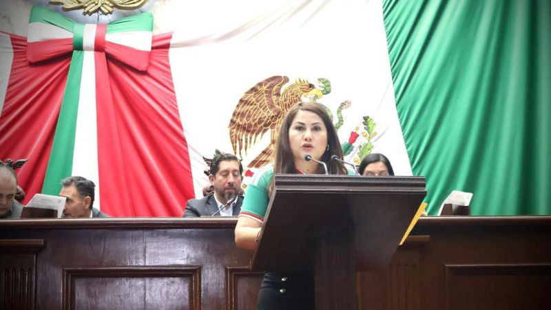 Jackie Avilés presenta iniciativa para combatir la violencia en el deporte en el Congreso de Michoacán 