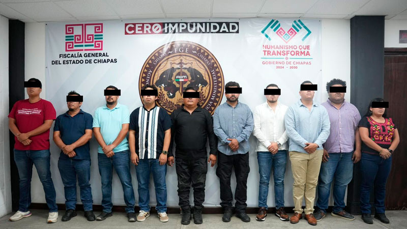 Detienen a mando ministerial y nueve funcionarios públicos más por tortura de un detenido en Chiapas 