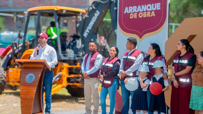 Alexis Velázquez fortalece la educación con nueva aula didáctica en San José Cuaro 
