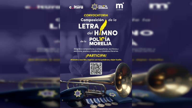 Viernes, último día de convocatoria de SeCultura para crear Himno de Policía Morelia 