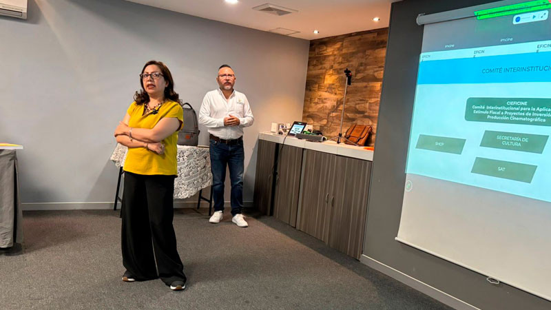 Impulsan capacitación cinematográfica en Michoacán rumbo a EFICINE 2026 