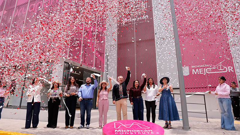 Inaugura Bedolla nuevo DIF Uruapan; dará dignidad y justicia social a miles de familias 