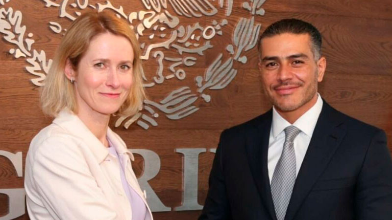 Harfuch se reúne con la vicepresidenta de la Comisión Europea; abordan cooperación en seguridad