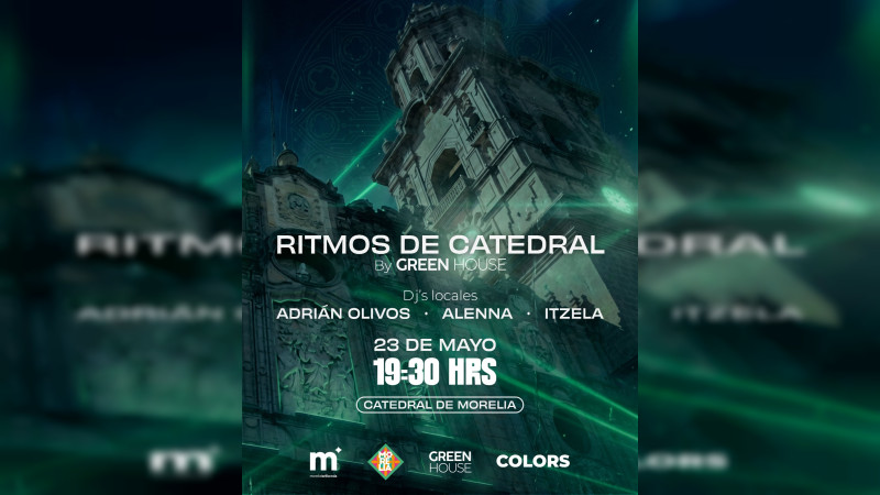 Morelia vibrará con “Ritmos de Catedral”: una experiencia previa al encendido de luces 