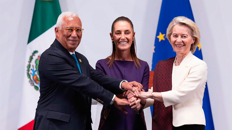 El Acuerdo Global Modernizado con la Unión Europea abre una nueva etapa de cooperación política, económica y social: Claudia Sheinbaum 