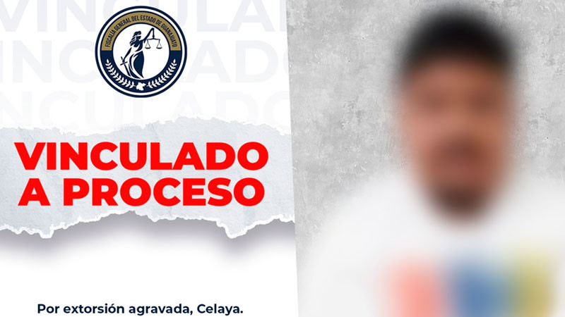 Capturan y procesan a presunto extorsionador de comerciantes en Celaya 