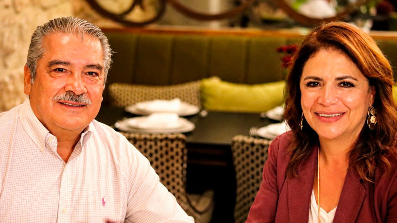 Fabiola Alanís y Raúl Morón se reúnen en Morelia; refrendan apoyo a la 4T y Sheinbaum 