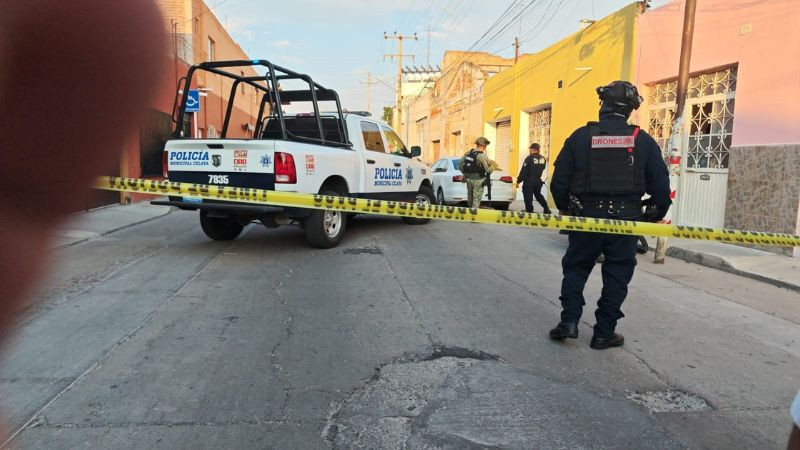 Ataque armado en el Centro de Celaya deja una mujer fallecida y un hombre lesionado 