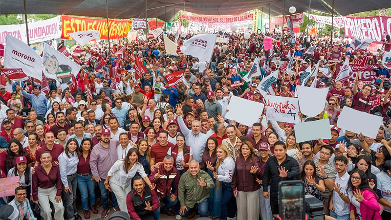 Morena está unido, fuerte y listo para sacar al PAN de Morelia en 2027: Jesús Mora 