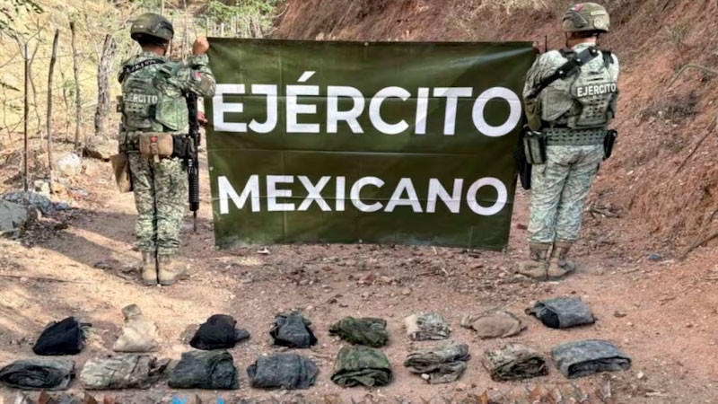 Aseguran explosivos y semillas de sustancias ilícitas en Badiraguato, Sinaloa 
