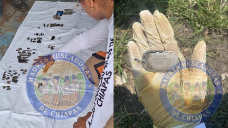 Madres buscadoras hallan restos humanos y posibles fosas clandestinas en rancho de Chiapas 