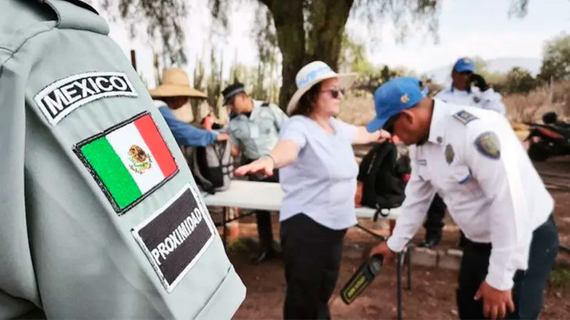 Refuerzan seguridad en Teotihuacán con 100 elementos de la Guardia Nacional  