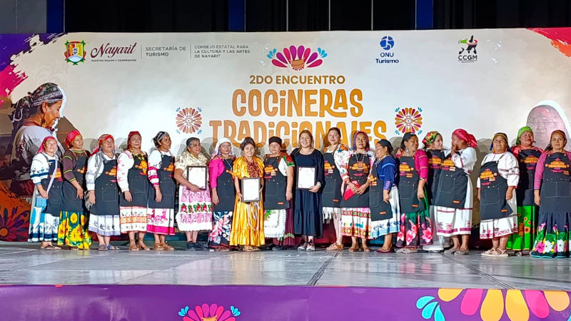 Michoacán conquista Nayarit como estado invitado en el Encuentro de Cocineras Tradicionales 