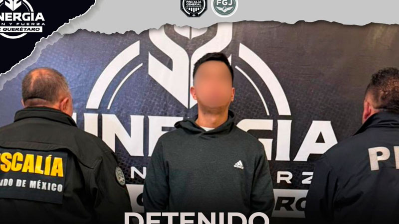 FGEQ detiene en aeropuerto a Diego David “N” requerido en el Estado de México 