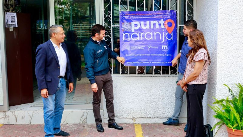 Punto Naranja amplía su red de espacios seguros en Morelia: Yankel Benítez 