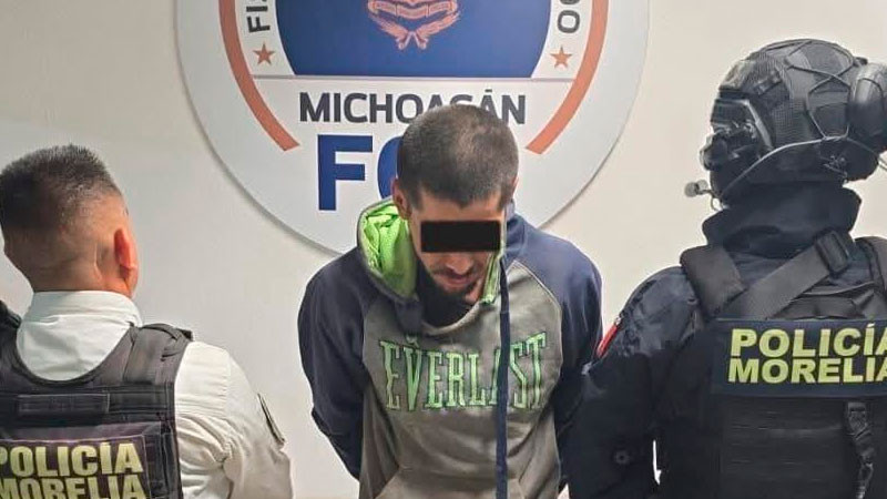Policía Morelia detiene a sujeto presuntamente ligado a un caso de feminicidio 