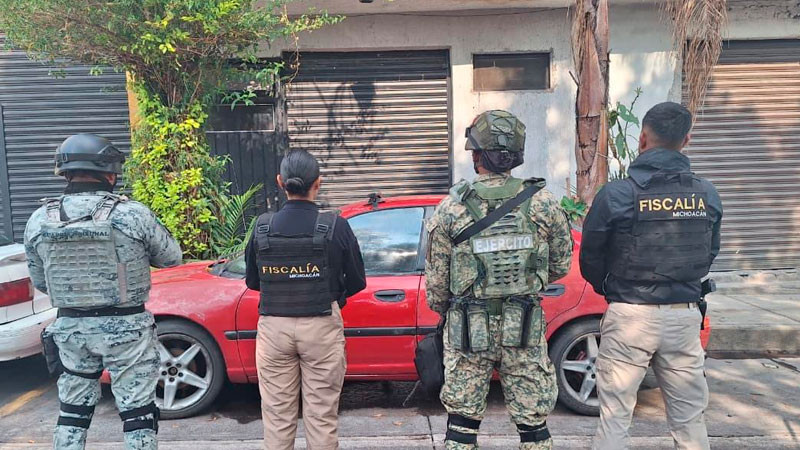 Tras cateos en Morelia, Michoacán aseguran más de 2 mil dosis de narcótico y detienen a tres personas 