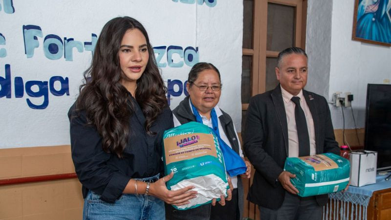 Con Jalo por las Mamás, más de 2 mil pañales garantizan bienestar a personas adultas mayores 