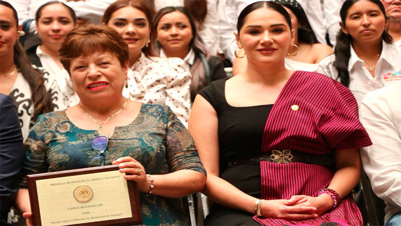 Reconoce Diana Espinoza a Cendi por su aportación al desarrollo de la niñez en Michoacán 